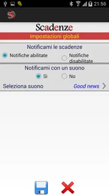 Scadenze android App screenshot 4